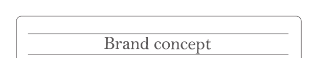 Brand concept