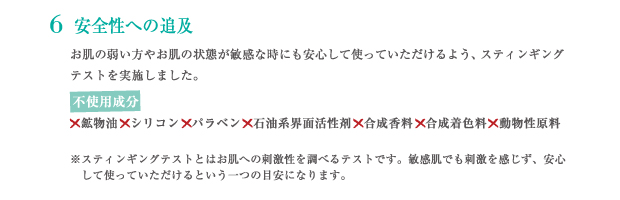 安全性への追求